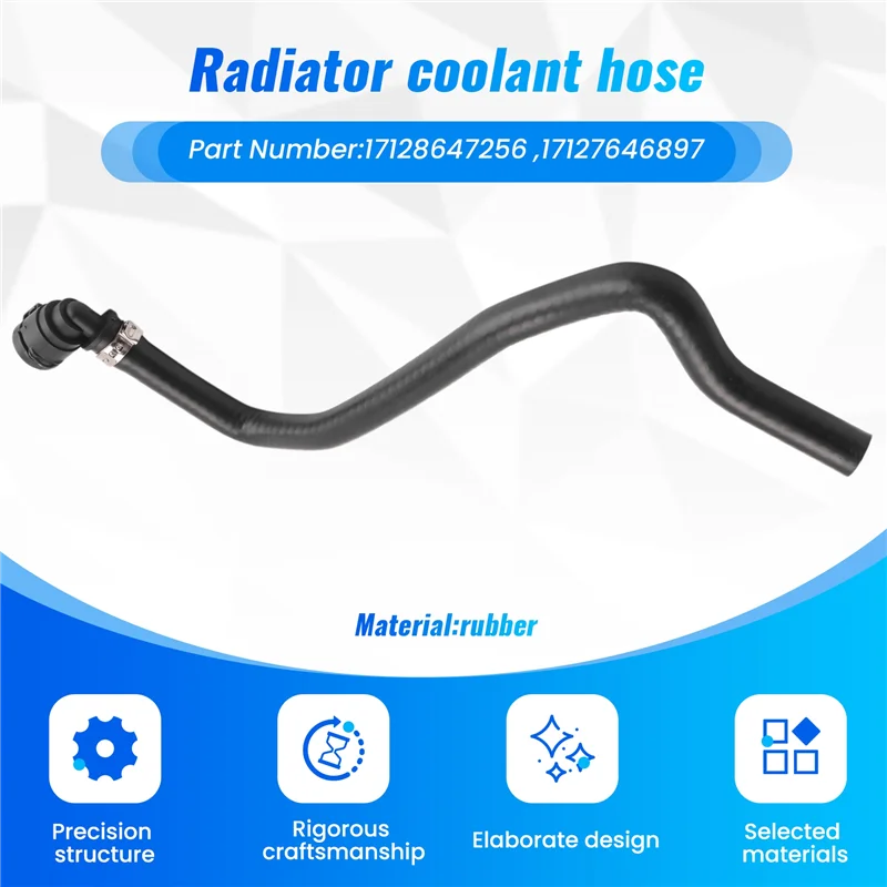 17127646897 エンジン冷却ホースラジエーターホース BMW X1 ミニ F54 F55 F56 F57 F60 17128647256