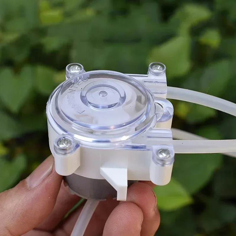 【Micro Peristaltic Pump】6V-12V DC Small Mini 500 Geared Motor - Dosing Liquid Water Squeeze Pump for Lab Ink Sampling