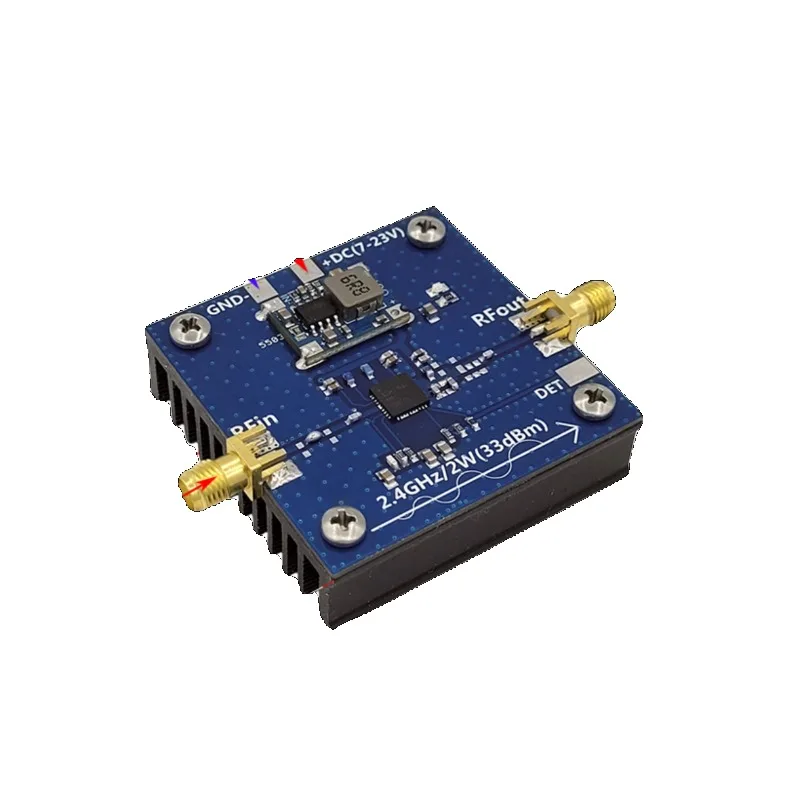 For 2.4GHz 2.5W Power Amplifier Module RF Module, Image Transmission Enhancement, RF Amplifier, Power Amplifier PA