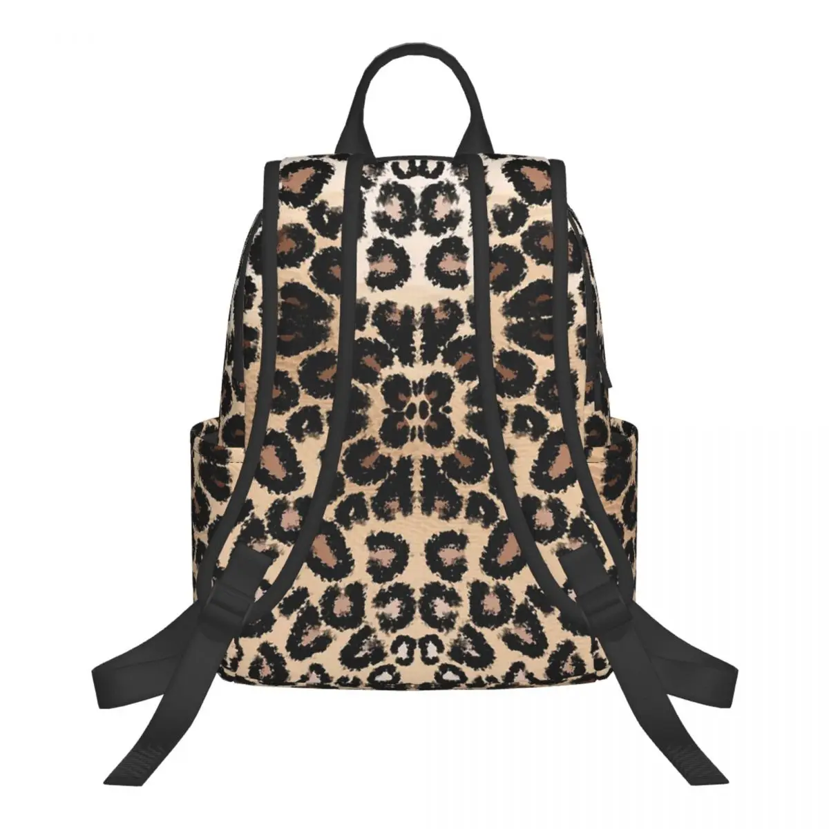 Cheetah Pattern Leopard Texture Print  Student Backpack School Bag Hiking Travel Daypack for Men Women Bookbag Shoulder Bags