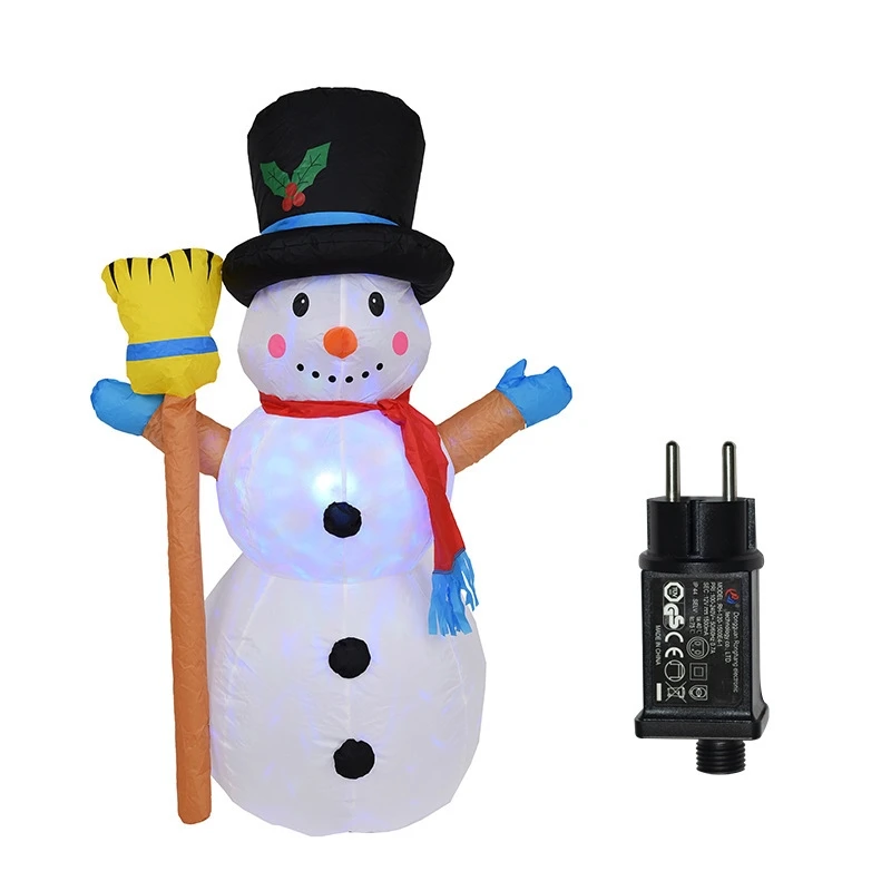 

Christmas Inflatable Snowman 4FT Waterproof Blow Up Yard Decoration Outdoor Holiday Lawn Garden Lighted Christmas Decoration New