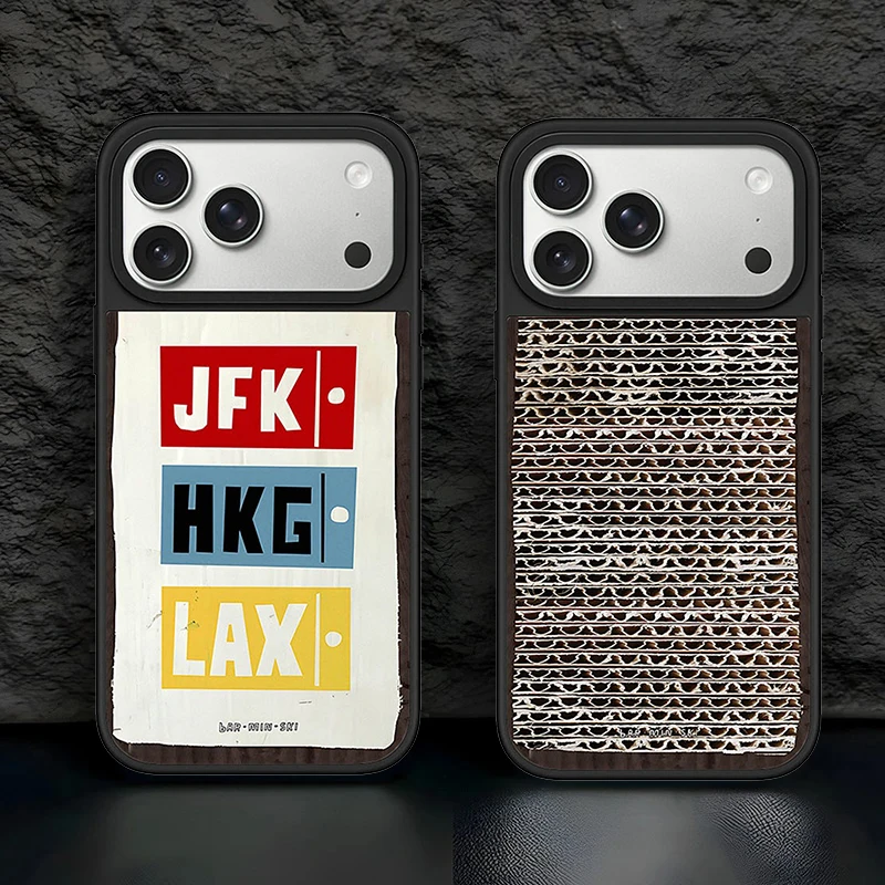 Airport Abbr Mirror Surface Magnetic Phone Case Cover for IPhone 12 13 14 15 16 17 Pro Max Case for IPhone 17 Air