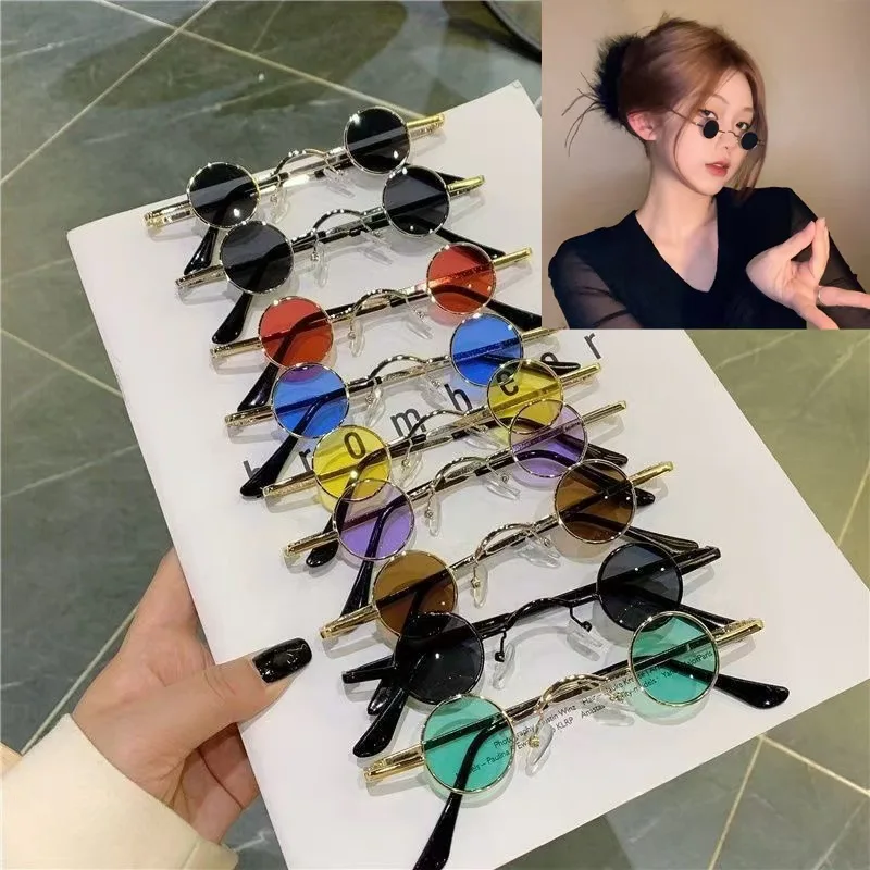

Round Metal Sunglasses Vintage Frame For Women Sunglasses Men Luxury Brand Design Sun Glasses Women Mirror Gafas De Sol Uv400