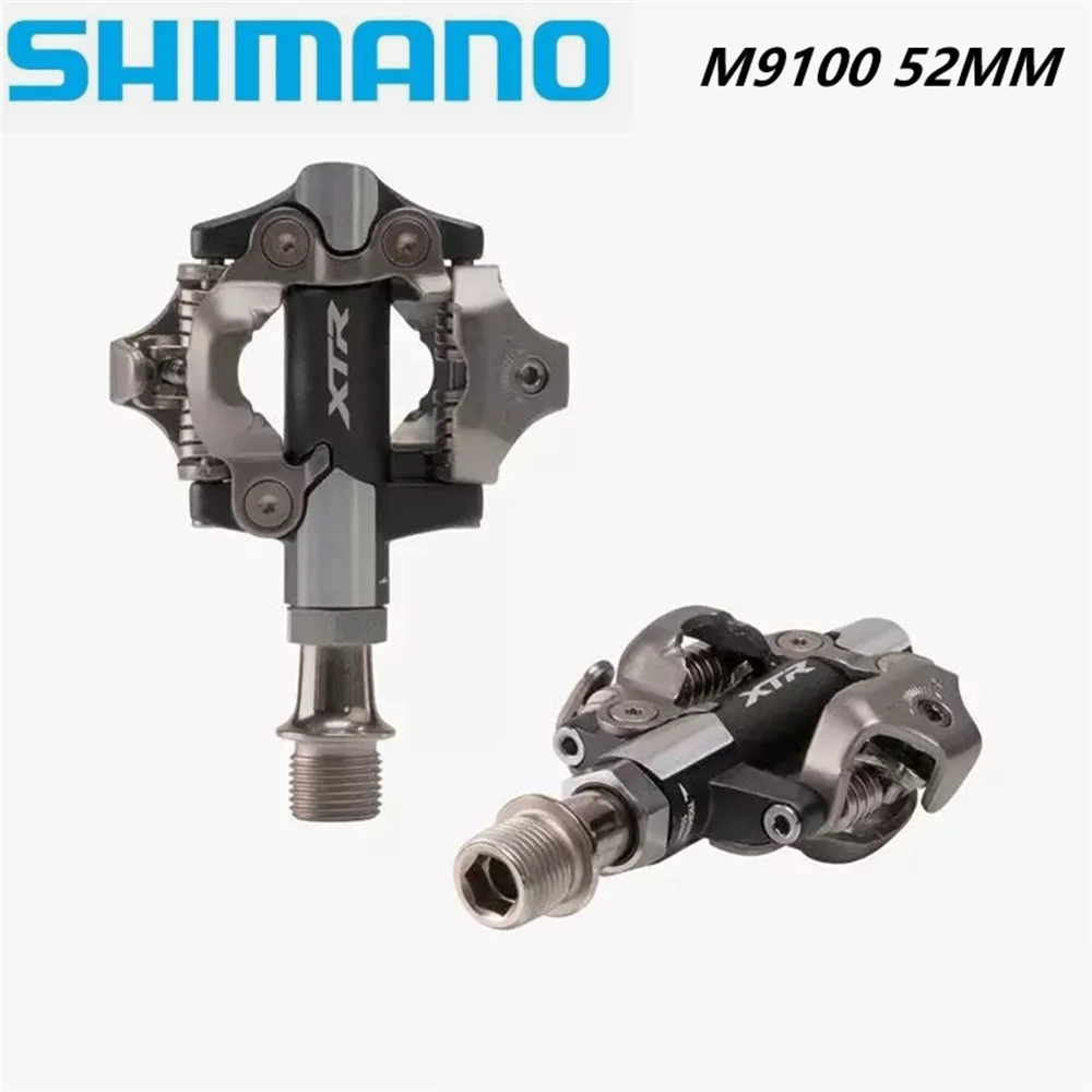 

SHIMANO XTR M9100 MTB Bike Pedals SPD Self-Locking 52mm Bicycle Pedals with Cleats Race Bearing Original Bike Parts