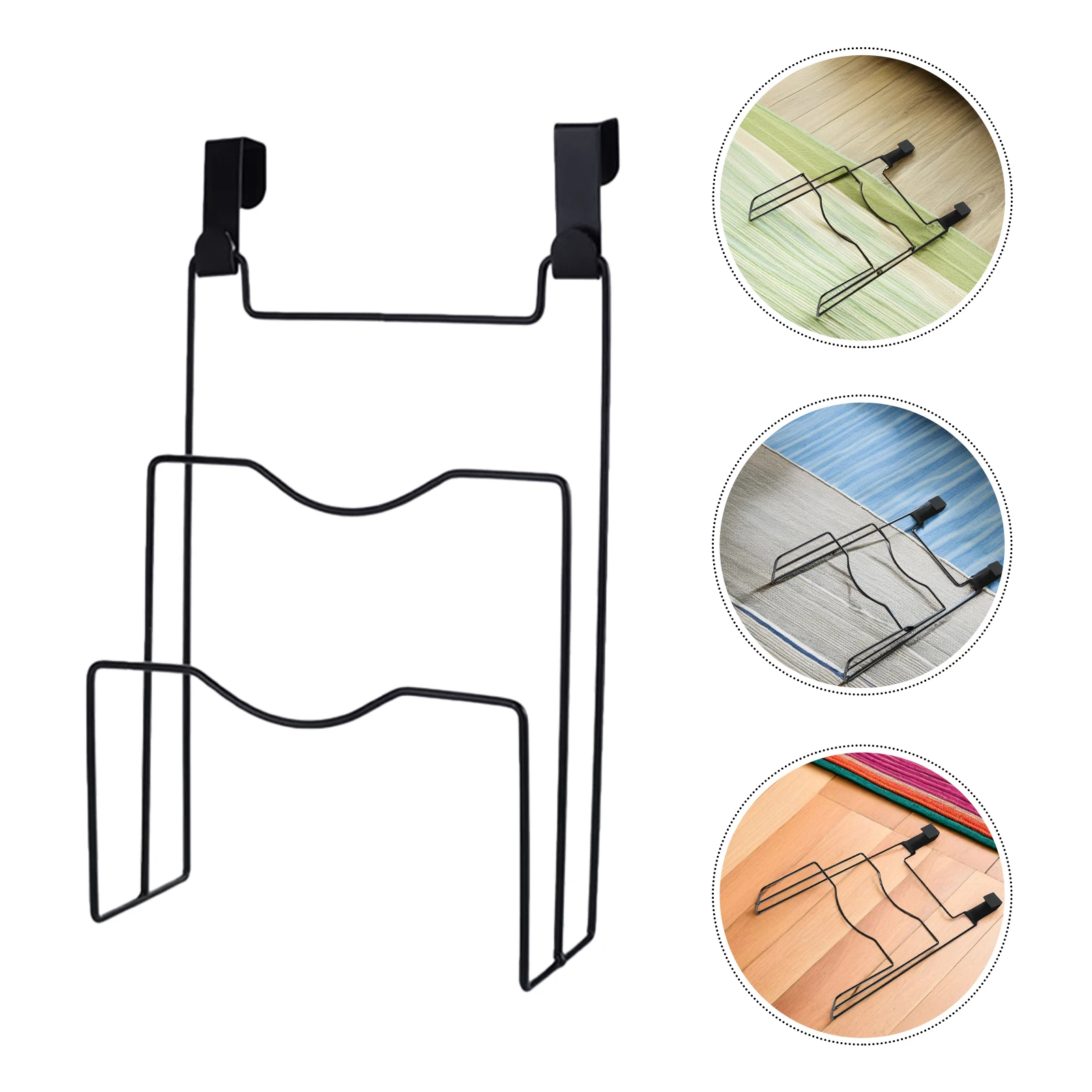 

2pcs Over The Door Pan Organizer For Kitchen Pot Lid Holder Cabinet Door Cookware Gadget Reusable Lid Rack Chopping Board