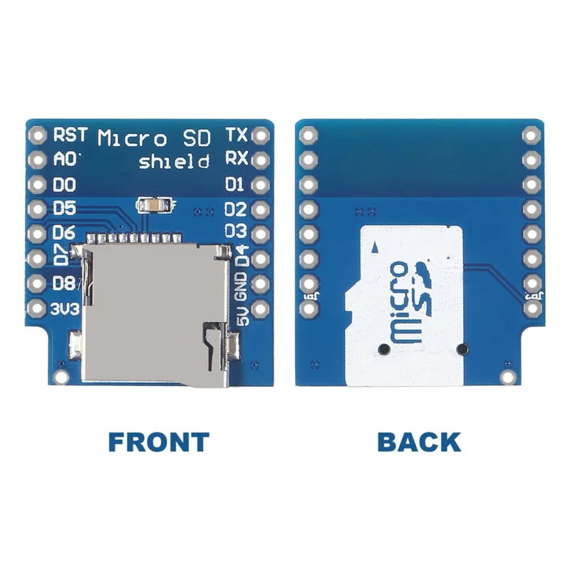 10 قطعة مايكرو SD بطاقة درع D1 Mini TF WiFi ESP8266 متوافق مع وحدة بطاقة WeMos D1 Mini TF