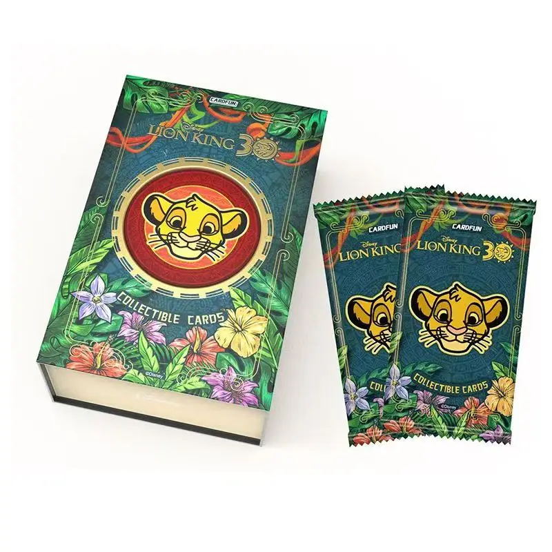 Tarjetas Coleccionables Originales Card.fun del Rey León, Aventura Animada, 30.º Aniversario, Diseño Exclusivo Limitado, Tarjetas de Personajes, Regalo
