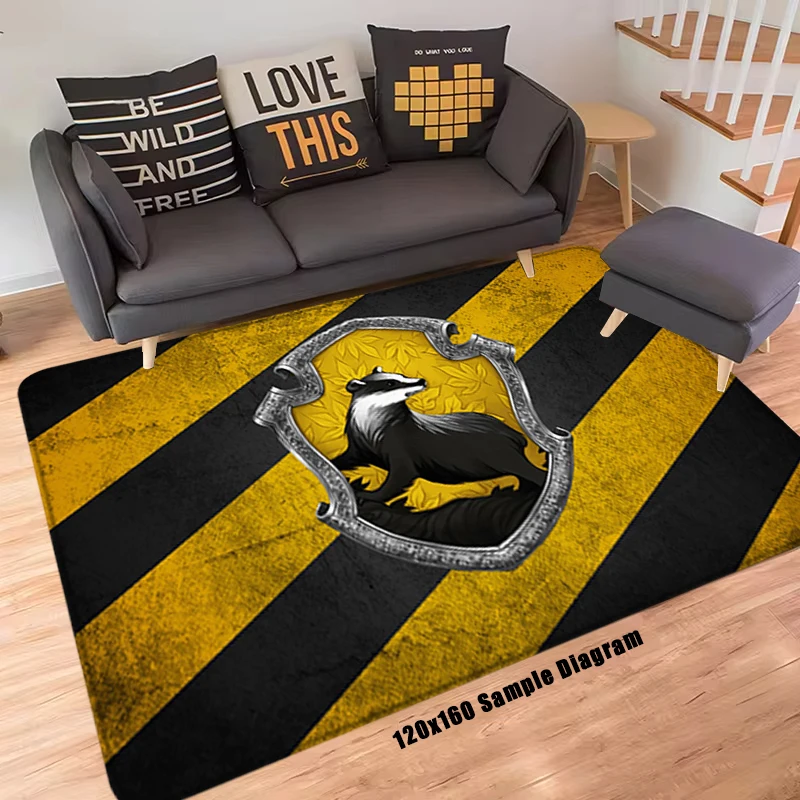 House Inside Entrance Doormat B-Hufflepuff Living Room Rugs Foot Carpets Bathroom Rug Floor Mats Non-slip Hallway Home Decors