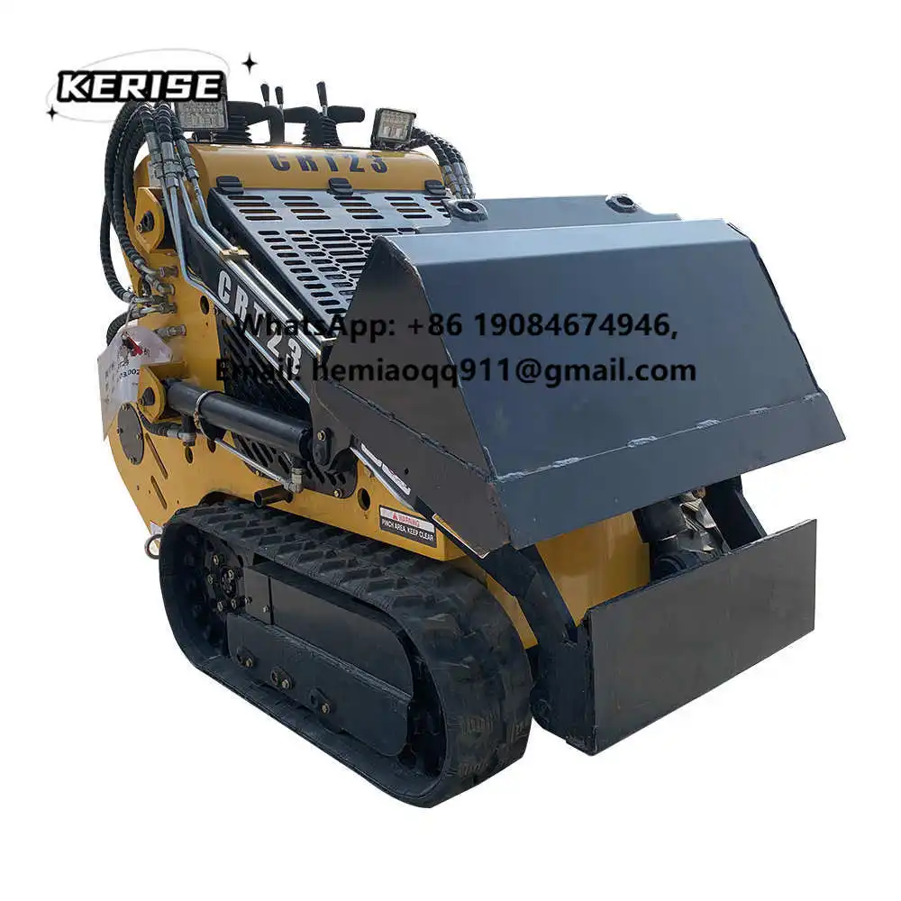 Crawler Small Skid Steer Mini Track Skid Steer Loaders Tracked Backhoe Loader