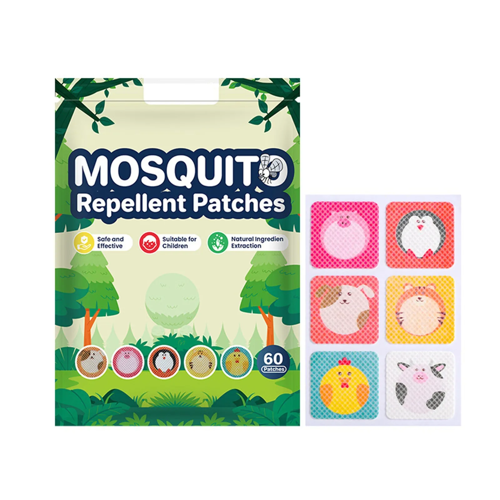 Mugwort Mosquito Summer Outdoor Children's Summer Itching Agent, Skin Agent, Mosquito Bites ,Gentle Fresh Aroma For Children