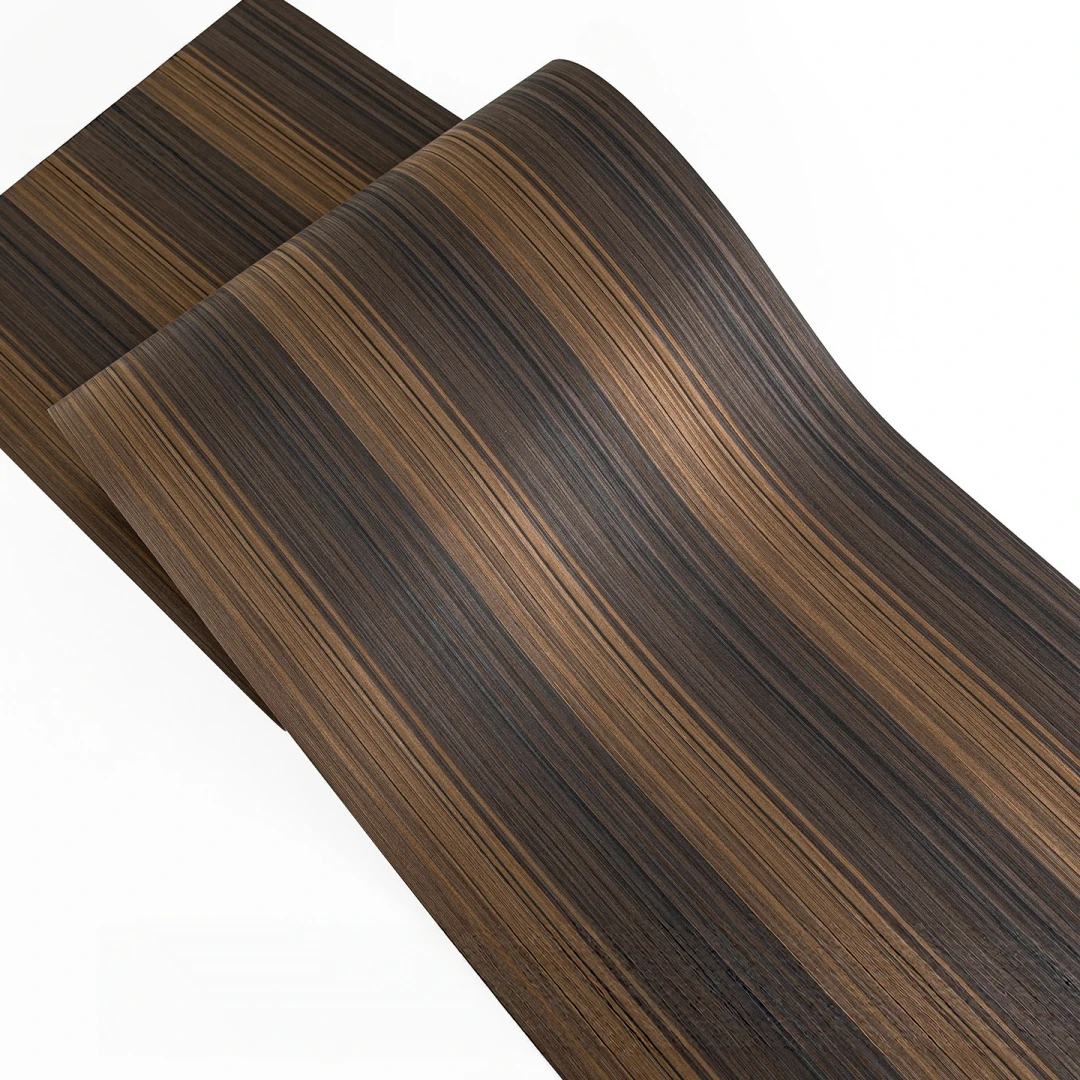 58x250cm Smoked Eucalyptus Gradient Engineered Wood Veneer for Furniture Cabinets Renovation Interior Decoration Panel Design