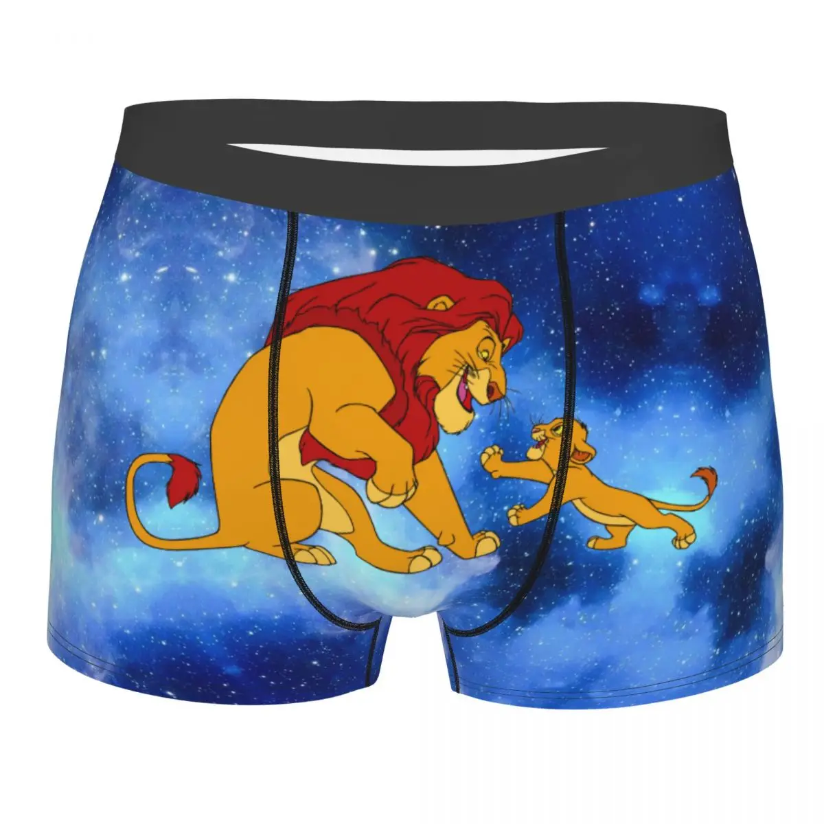 

Мужские трусы-боксеры с 3D-принтом, размеры Simba и Nala