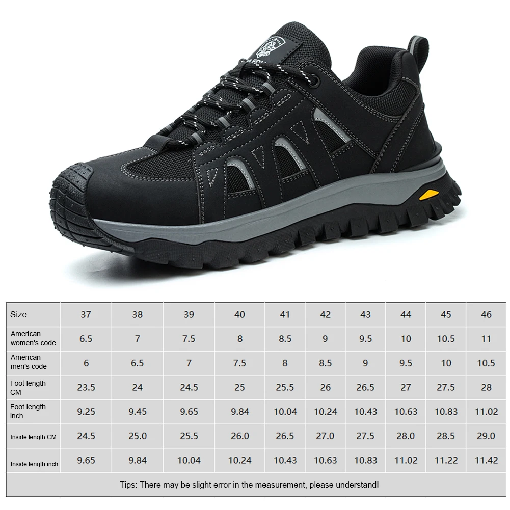 Scarpe con punta in acciaio Scarpe da lavoro comode Scarpe da ginnastica resistenti alle coltellate Scarpe da ginnastica di sicurezza con lacci per costruzioni industriali
