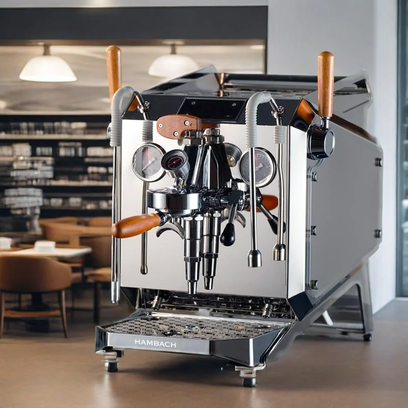 High-Quality Semi-Automatic Electric Stainless Steel Home Commercial Hotel Outdoor Espresso Cappuccino Coffee Machine China