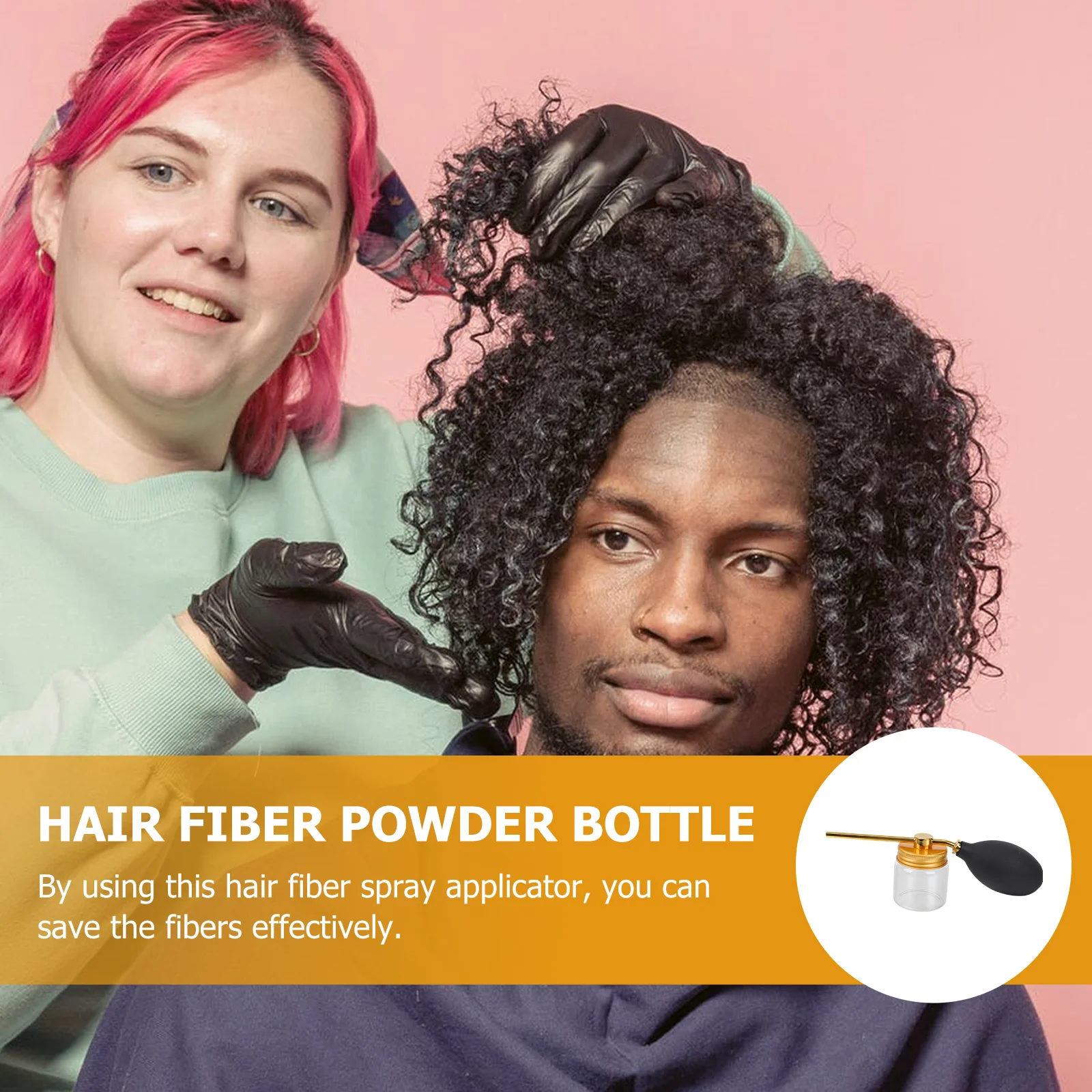 

Fiber Gasbag Sprayer High-Quality Fiber Dispenser for Styling Convenience Hair Building Fibers Spray Bottle