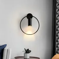 Post Modern GU10 LED Wall Lamp Indoor Outdoor Hotel Bedside Lighting Luxury Metal Aluminum Bracket Light 6W Power