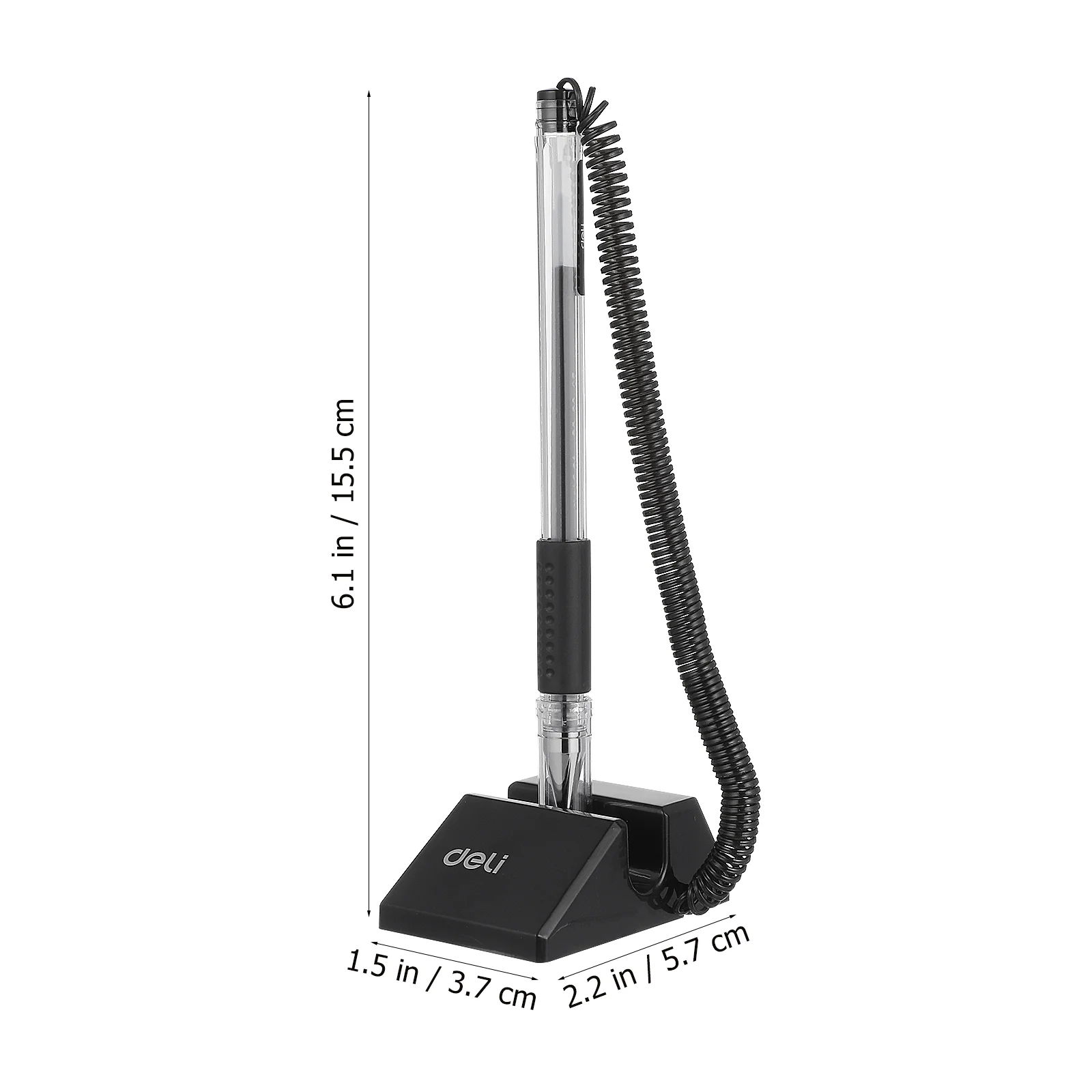 Pluma estilográfica de punta fina para firmar, bolígrafos estilográficos de oficina con tinta negra de plástico antirrobo, 3 uds.