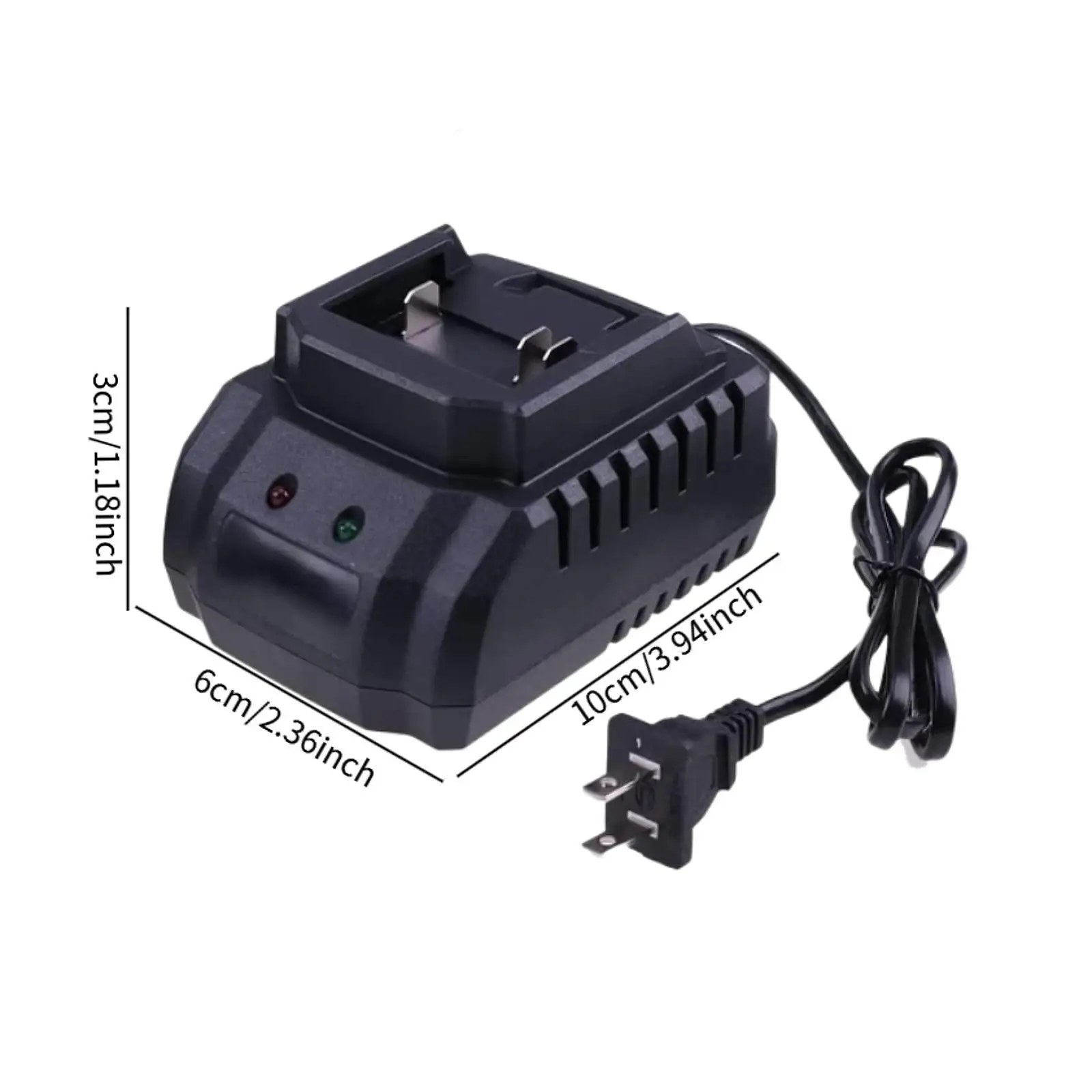 21V Battery Charger Compact Direct Replace Station Power Tools Fast Charging