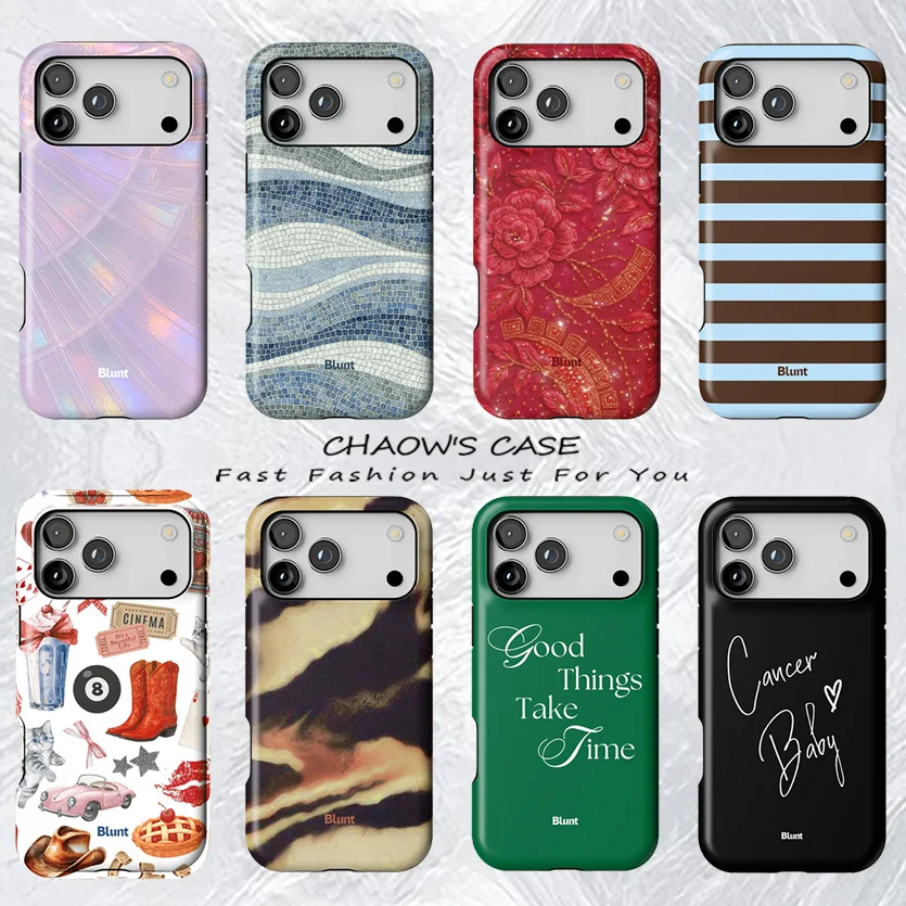 

Luxury Blunts Niche Retro collage Phone Case for iPhone 17 17e 16e 16 15 14 13 12 11 Air Pro Max Plus Double-layer Back Cover