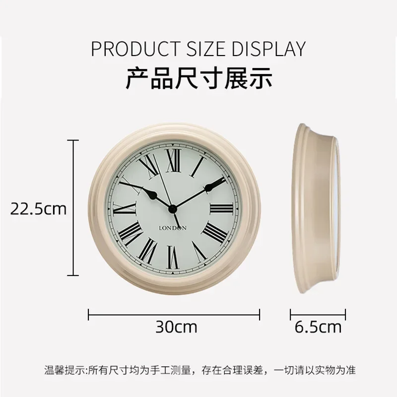 2026 Metal Wall Clock Home Living Room Wall Hanging Decoration Kitchen Room Decorative Vintage Decor 3D Creative Clock