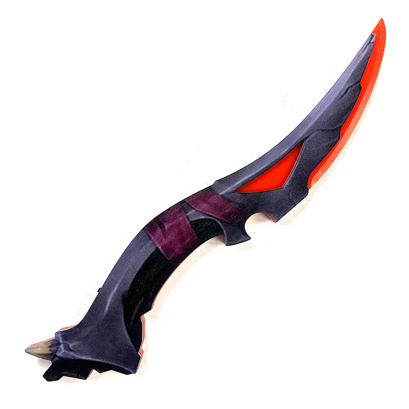 Cuchillo Katana nocturno acrílico Valorant de 31cm/12,2 pulgadas, modelo LED, accesorios, periféricos de juego, juguete luminoso, coleccionable, Cosplay, regalo para novio