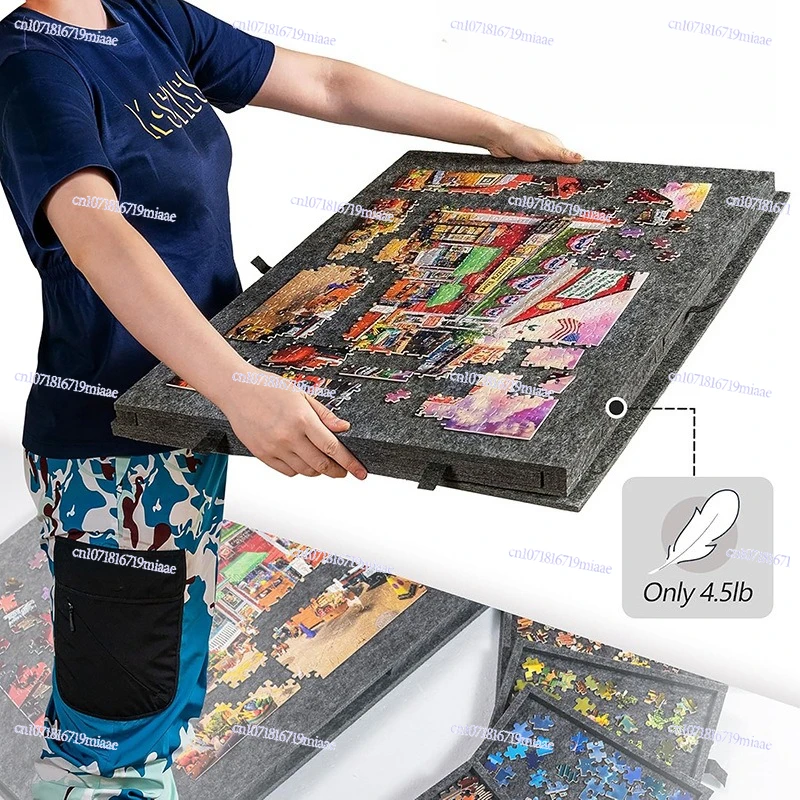 

with Bracket Cover 6 Drawer Portable Table Puzzle Board Sorting