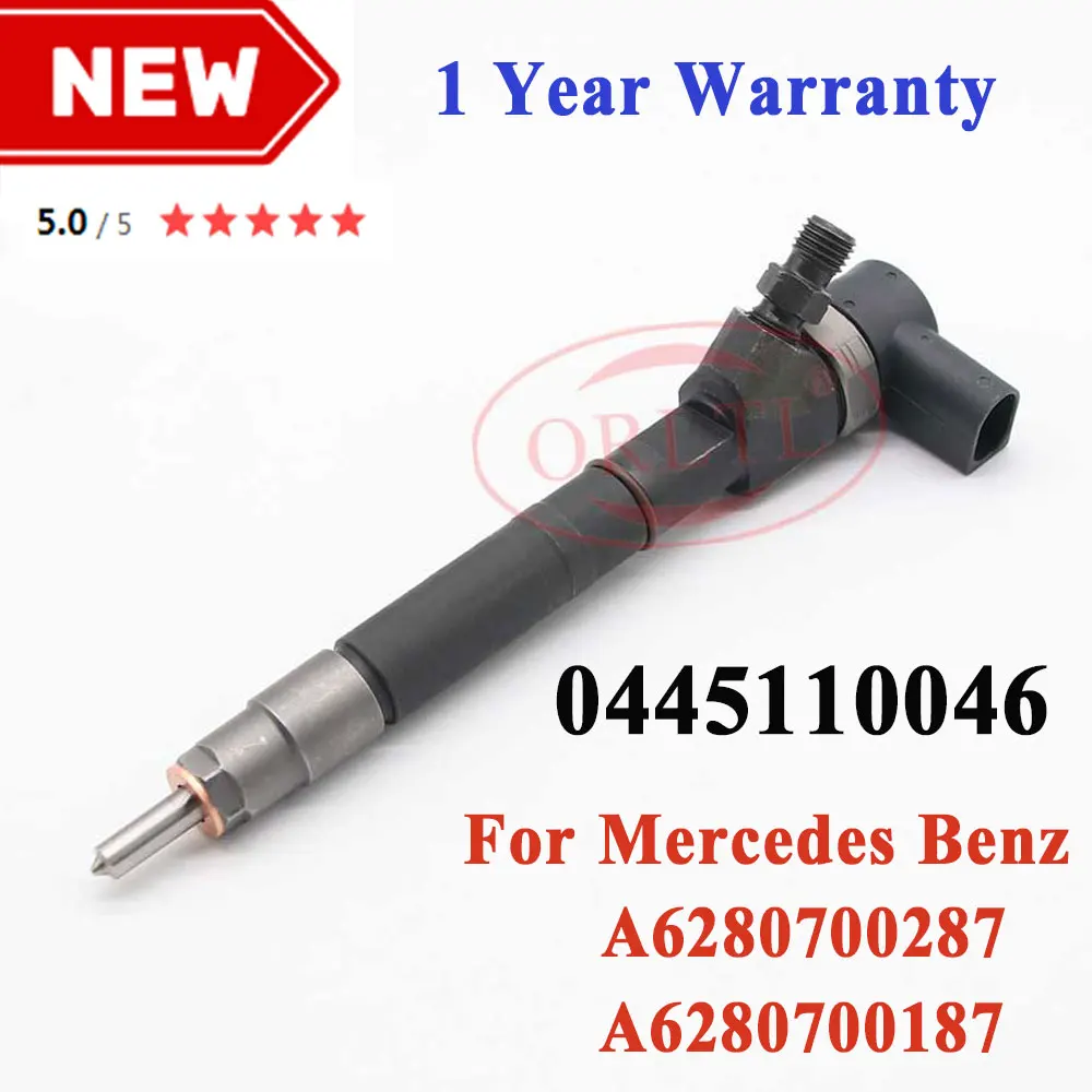 

0445110046 New Injector Nozzle A6280700287 Diesel Sprayer 0 445 110 046 for Mercedes Benz A6280700187 0445 110 046