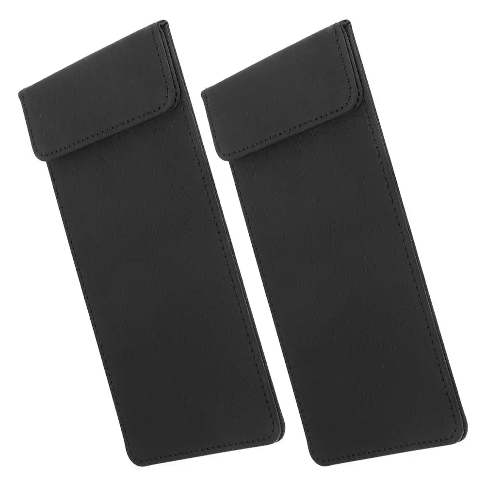 

2Pcs File Folder Check Presenter Versatile Textured Guest Check Holder Compact Restaurant Server Note Pad Menu Book Folder