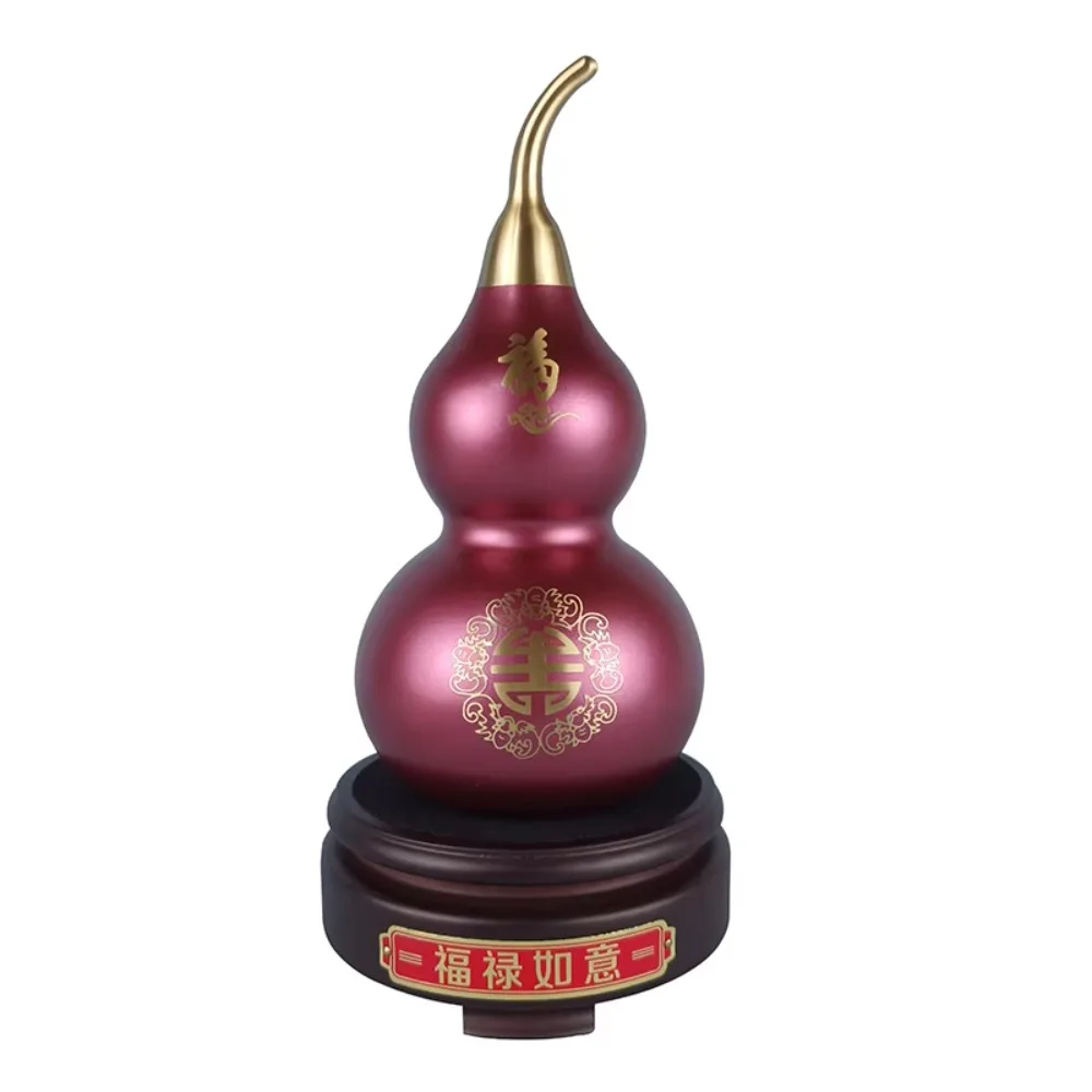 Small Chinese characteristic gourd craft ornament, novel metal gifts, business gifts for foreign friends