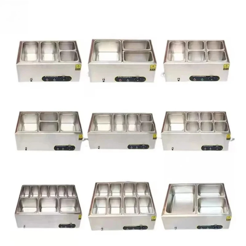 Stainless Steel Bain Marie – Buffet/Banquet Food Warming, Constant Temperature Heating, Restaurants/Hotels/Cafeteri
