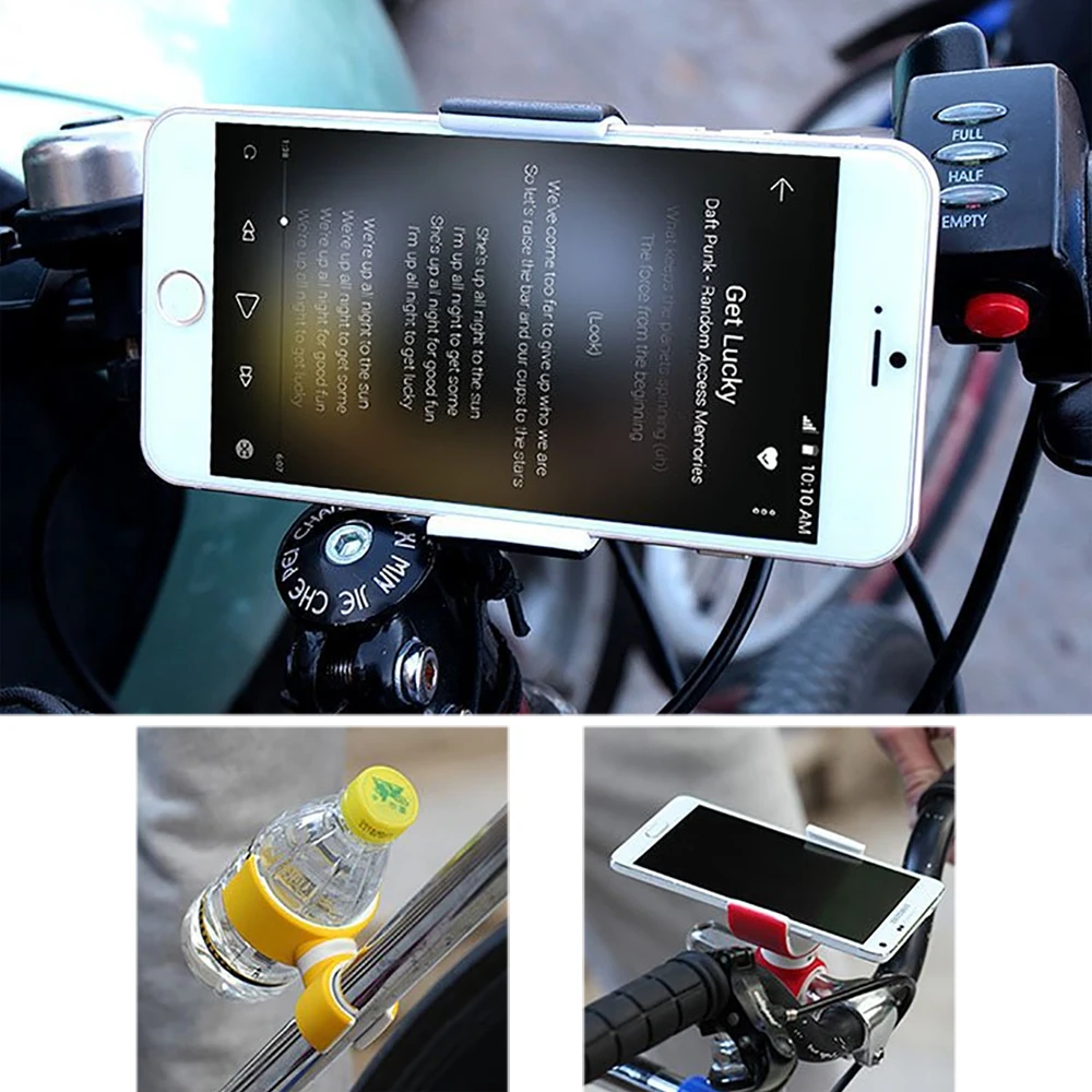 1PCS Multifunctional Electric Vehicle Navigation Mobile Phone Holder Cycling Bicycle Mobile Phone Holder Motorcycle Holder