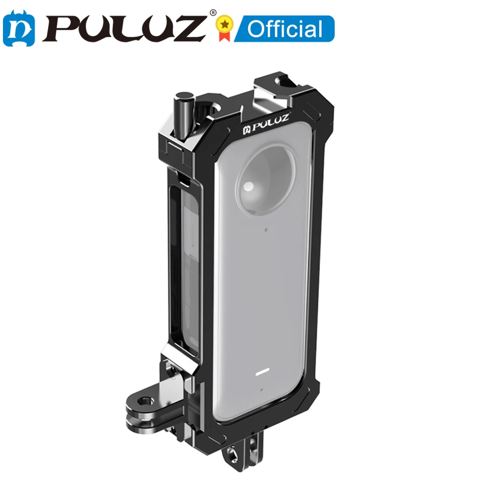 PULUZ For Insta360 X3 Metal Protective Cage Rig Housing Frame with Expand Cold Shoe Base & Tripod Adapter for Insta360 X3 Cover