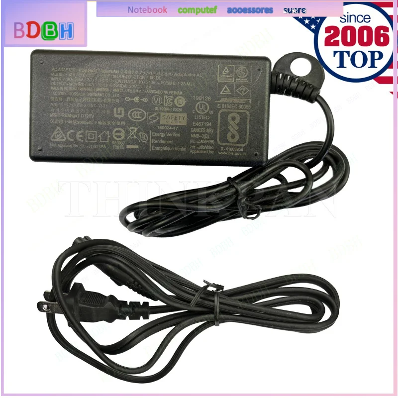Original For Bose Solo 5 Sound Bar 20V 1.8A Power Supply Adapter DT20V-1.8C-DC US