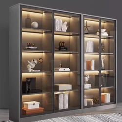 Wooden Story Bookcase Moving Shelf Display Prefabricated Bookcase Organizer Mobile Librero Organizador Mueble Home Furniture