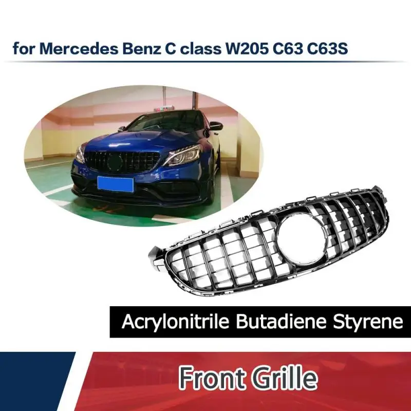 

For 2015 - 2018 Mercedes Benz W205 C63 AMG S Perfect fitment Front Bumper Grill Grille