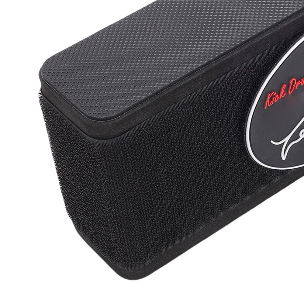 Anti-Slip High Hardness EVA+Rubber Bass Drum Anchor Black Drum Stopper Block Drum Rug Anchor Stage Performance