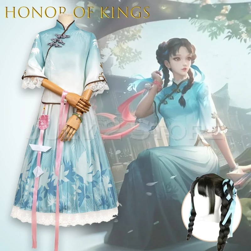 Disfraz de Honor Of Kings Xi Shi, vestido de la era de la República, traje de graduación, juego de rol de Chica de Anime, fiesta de convención completa de Halloween