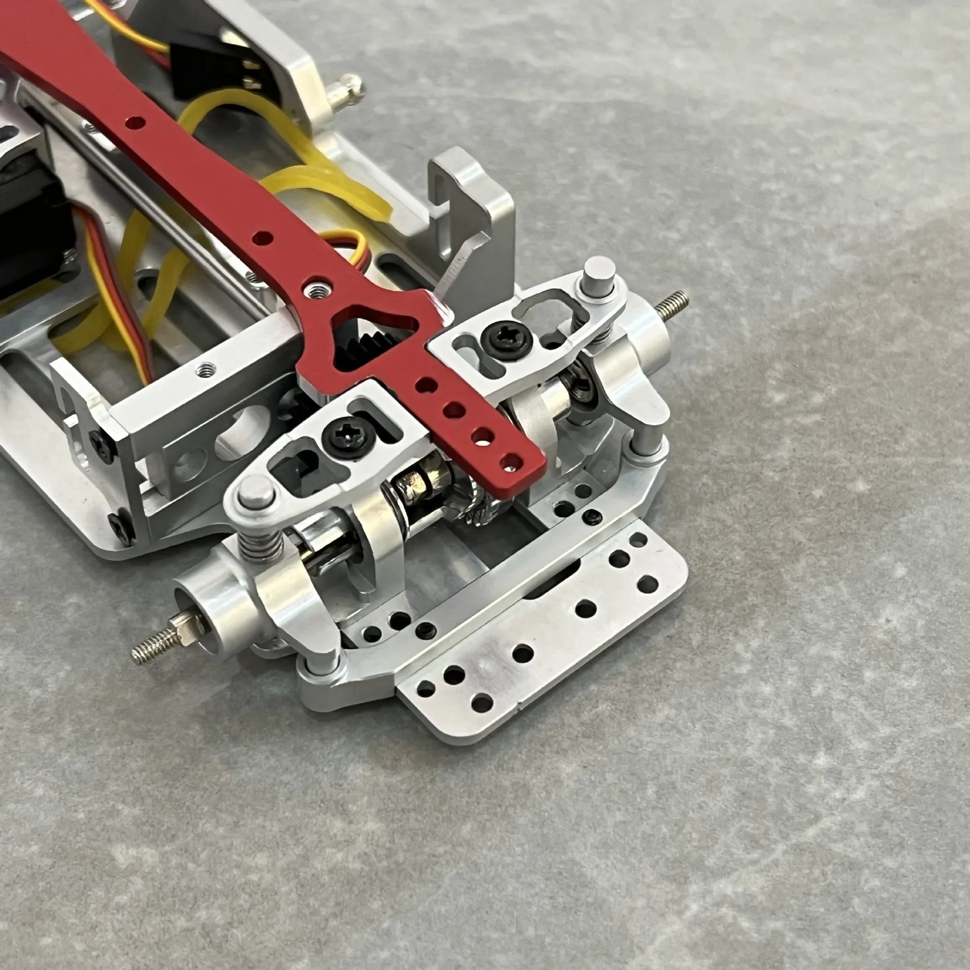 Metalowa Modyfikacja Ulepszenie Tylna Łożysko Kierownicy Do Samochodu 1/28 Mosquito MINI-Q Racing Drift RC Części