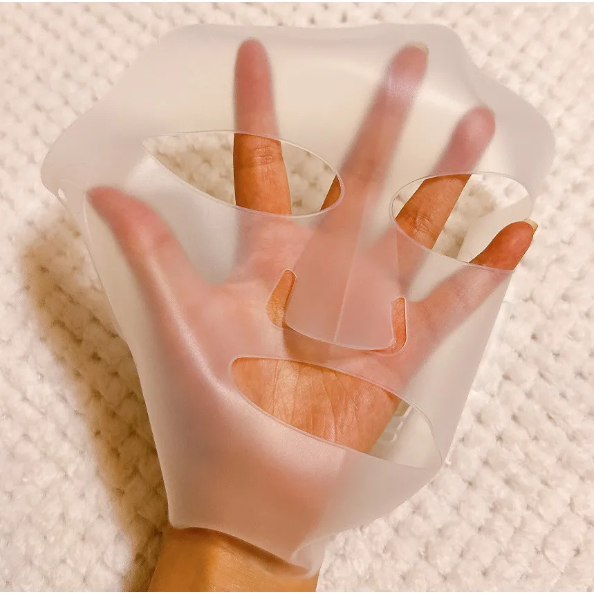 3D силиконовая маска для лица, женская уход за кожей, увлажняющая, лифтинг, укрепляющая, против морщин, многоразовая гелевая листовая маска, инструмент для ухода за кожей лица