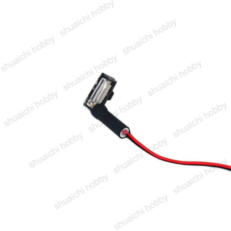 1PCS Ultra High Brightness LED Strobe Flash Navigation Light 5V Power Supply 3P Connection Cable for Model Airplane Night Flight