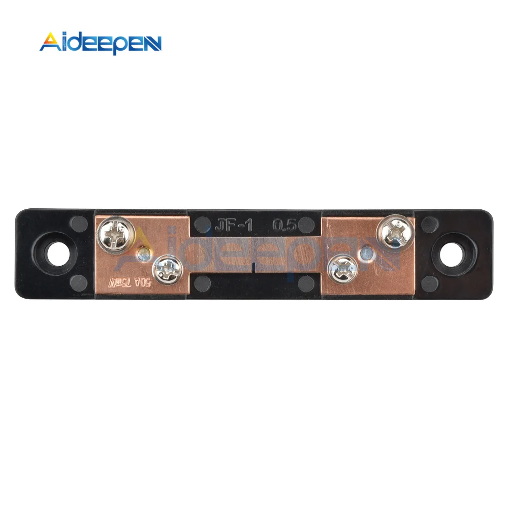 JF-1 Shunt 10A 20A 30A 50A 75MV DC Shunt Current Meter Shunt Resistor for Digital Voltmeter Ammeter Wattmeter Meter Shunt