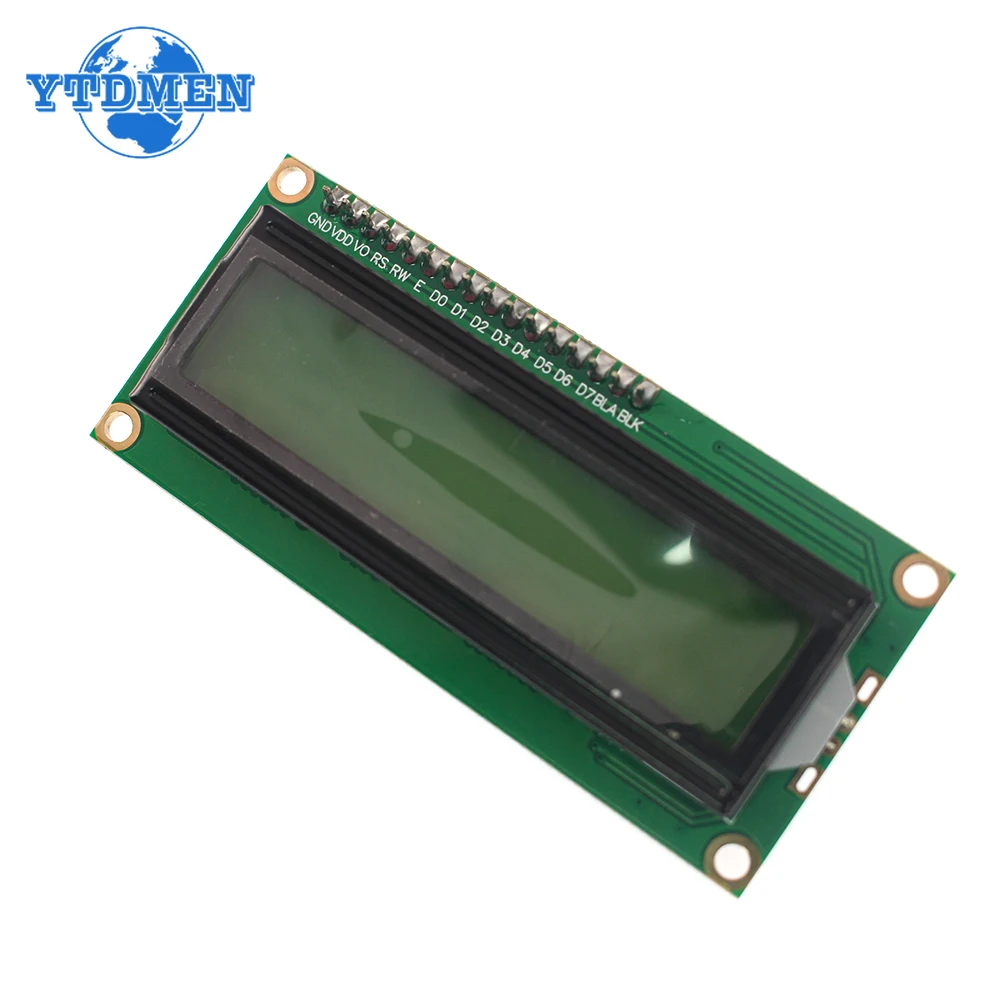 1PCS LCD1602 I2C Module Blue / Yellow Green Screen 16x2 Character LCD Display 5V PCF8574 PCF8574T IIC Adapter Llate for Arduino