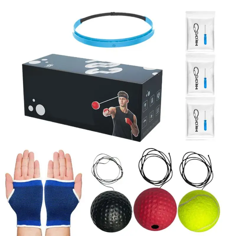 

Boxing Reflex Speed Ball Boxing Reflex MMA Training Hand Eye Reaction Thai Boxeo Fitness Equipment Gym PU Punch ball