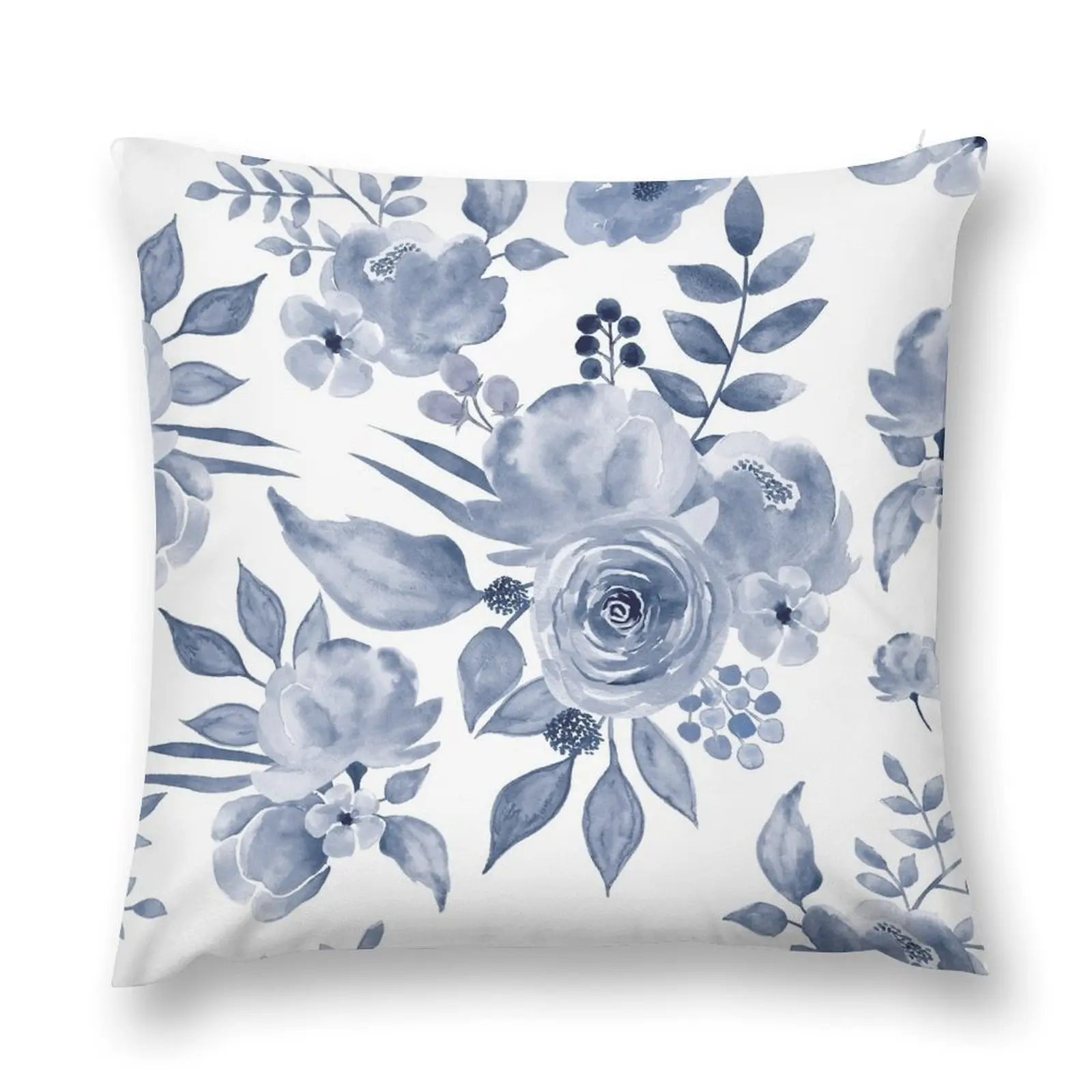 Hamptons Style Floral Design Throw Pillow anime girl Cushion Cover Set pillow