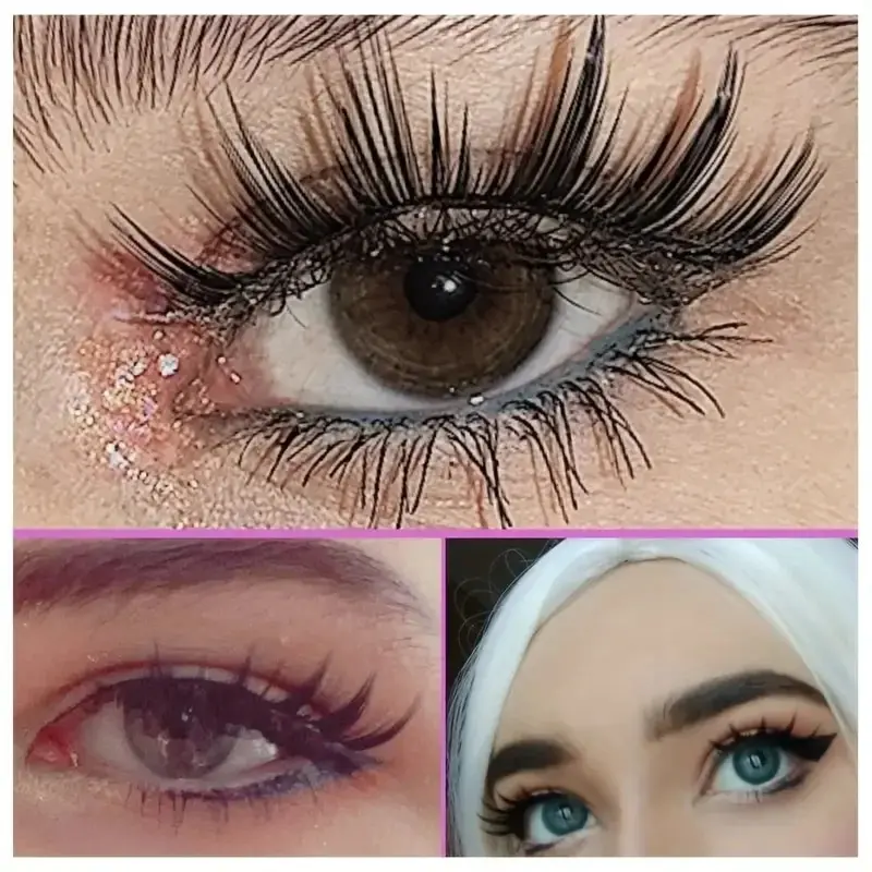 Enhance Your Look with Manga-Inspired False Eyelashes - 5 Pack of Reusable, Natural-Looking Wispy Lashes!