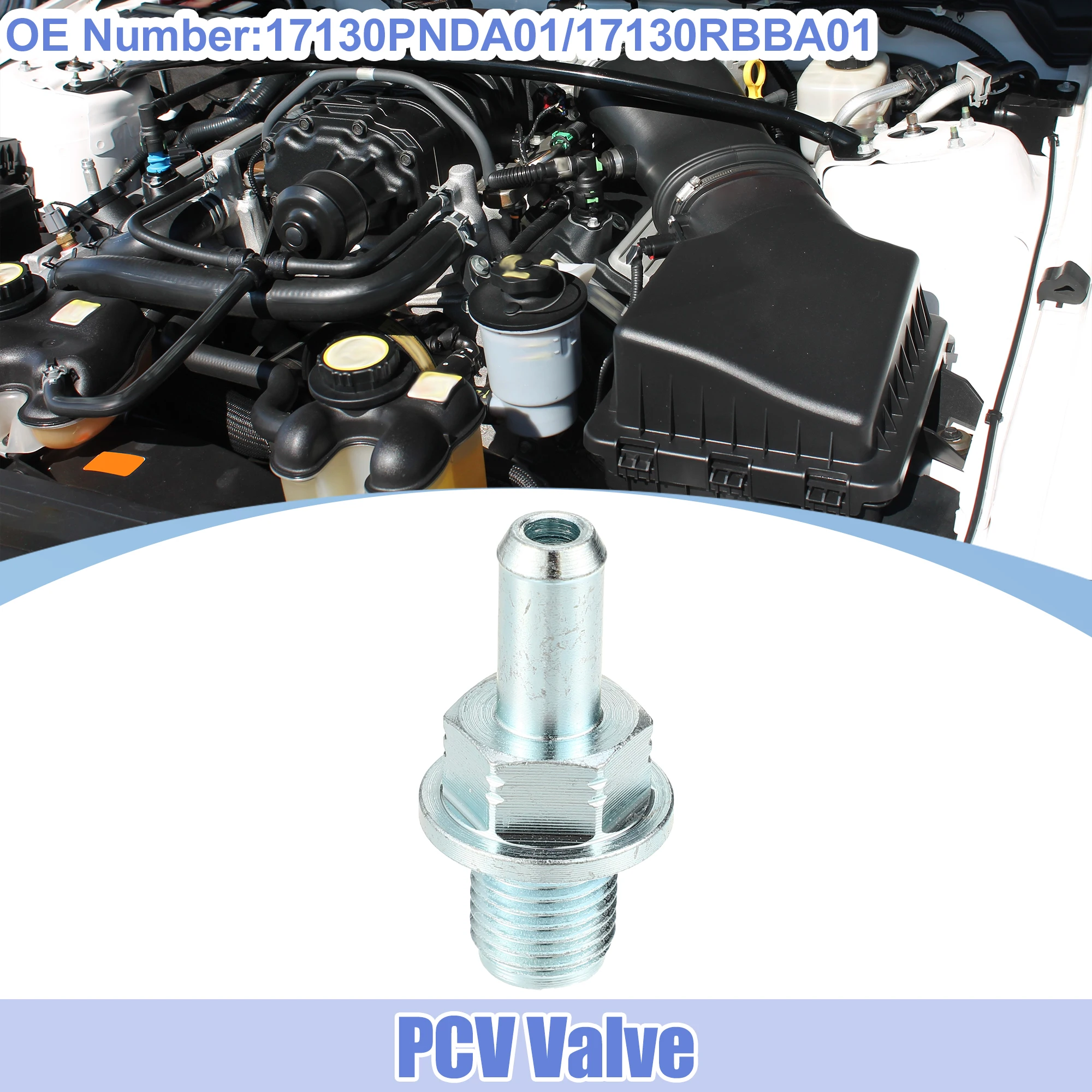 X Autohaux PCV Valve Exhaust Positive Crankcase Ventilation Valve Fittings for Honda Accord 2005-2007 No.17130PNDA01/17130RBBA01