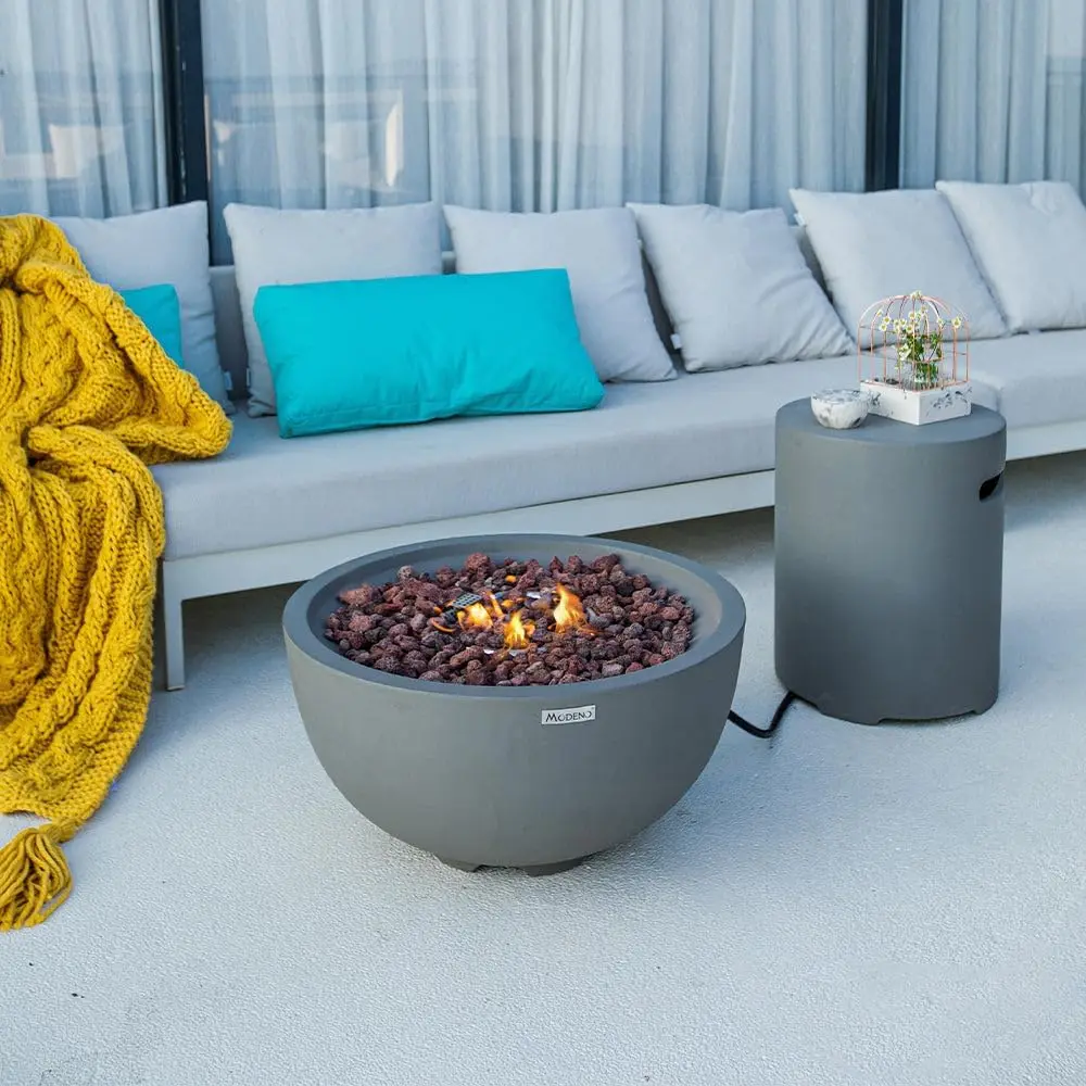 Nantucket Concrete Fire Pit 26