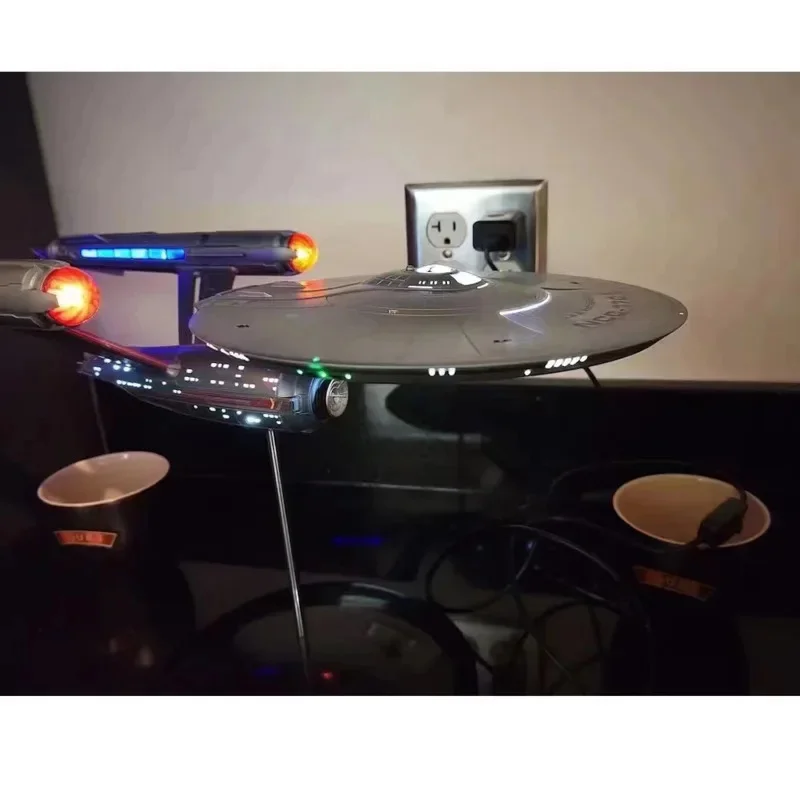 Metal Aircraft Replica Aircraft Star Trek Enterprise 1:1000 Model Assemble Starship Handicraft Decoration Collectible Toy Gifts