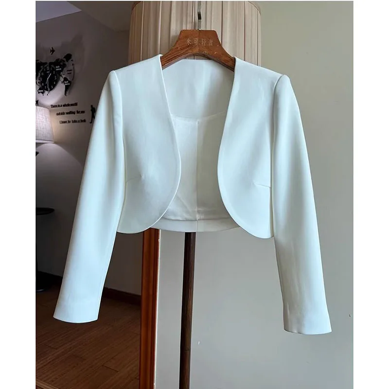 

Women's New Stylish And Beautiful Short Suit Short Coat Autumn New Simple Temperament Ol Suit Chic Top Woman