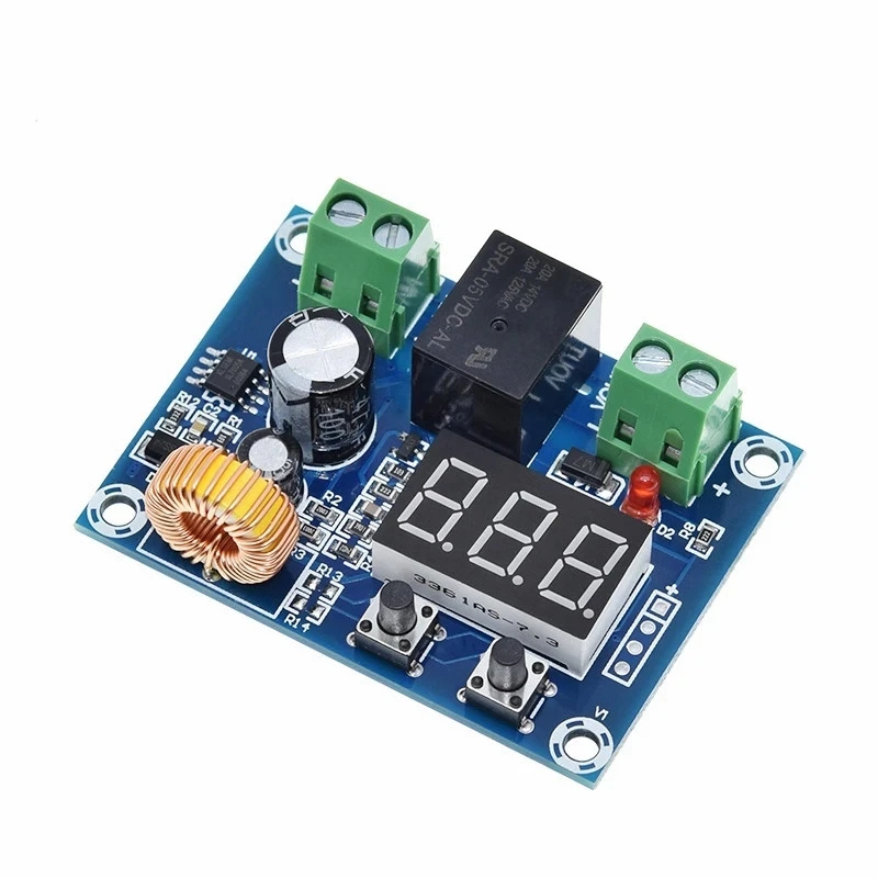 XH-M609 Módulo de Alimentação da Bateria de Lítio, Display Digital LED, Over-Descarga Proteger, 12V, 24V, 36V